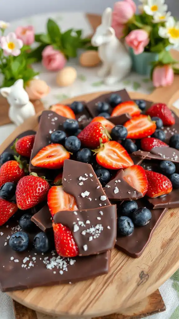 chocolate bark with fruit chocolate bark with fruit