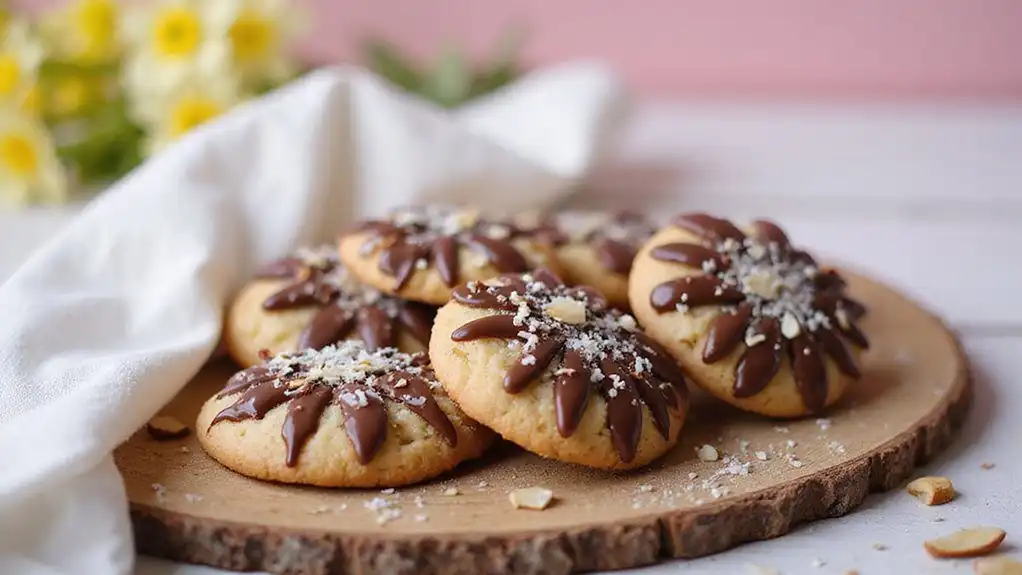 chocolate coconut almond cookies
