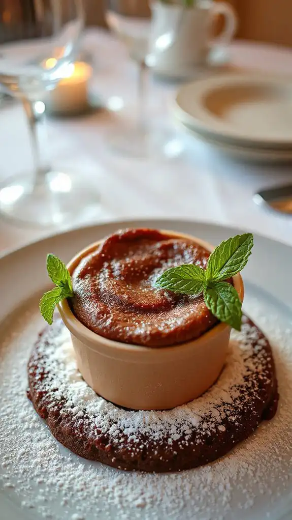 chocolate dessert souffl recipe