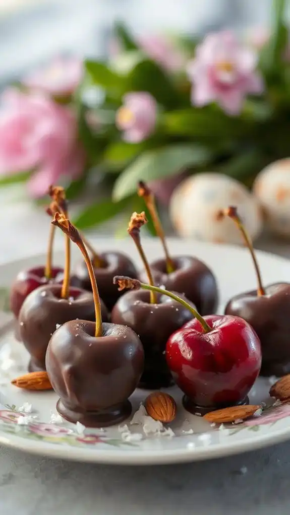 chocolate dipped cherry treats