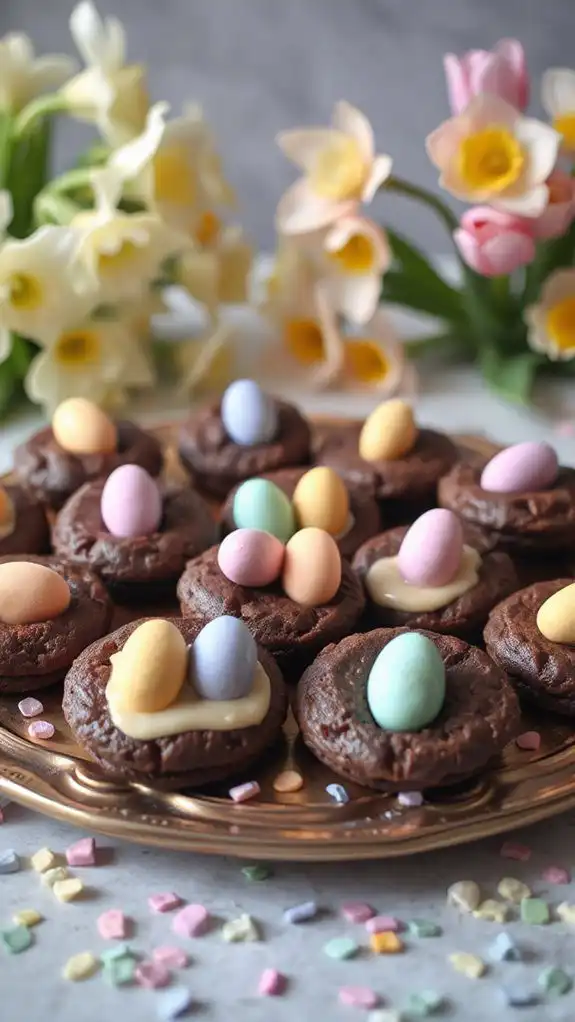 chocolate filled dessert sandwiches
