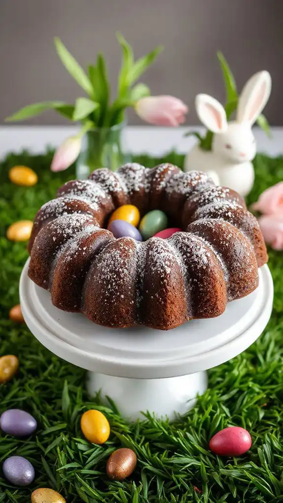chocolate filled easter cake chocolate filled easter cake