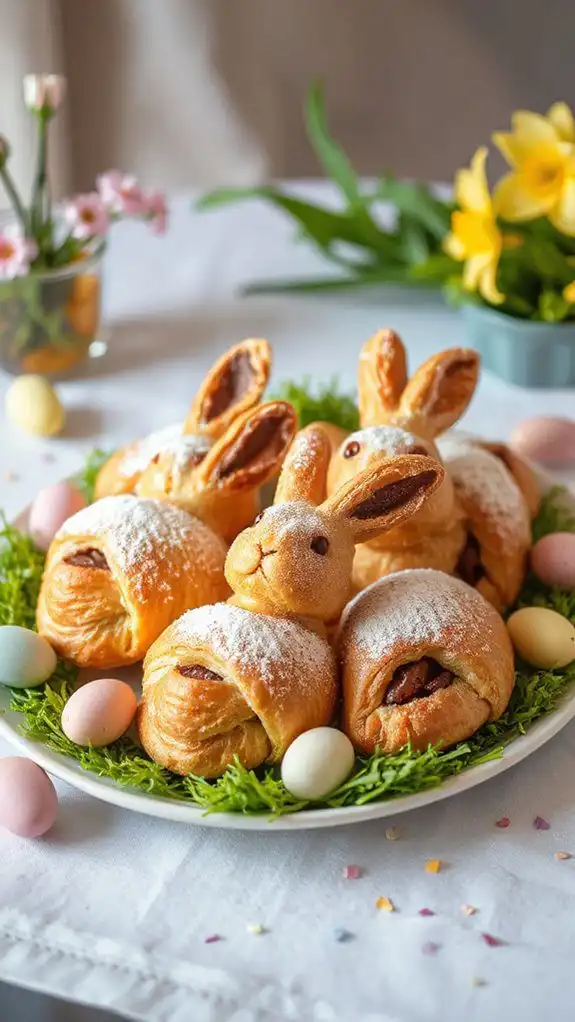 chocolate filled pastry treats