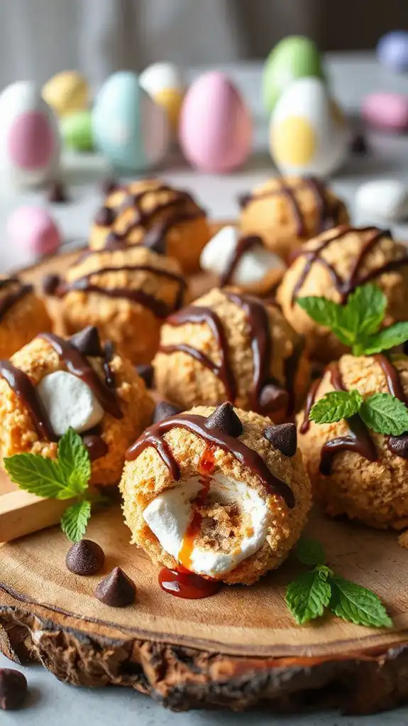 chocolate graham marshmallow treats