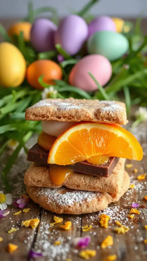 chocolate infused campfire treat