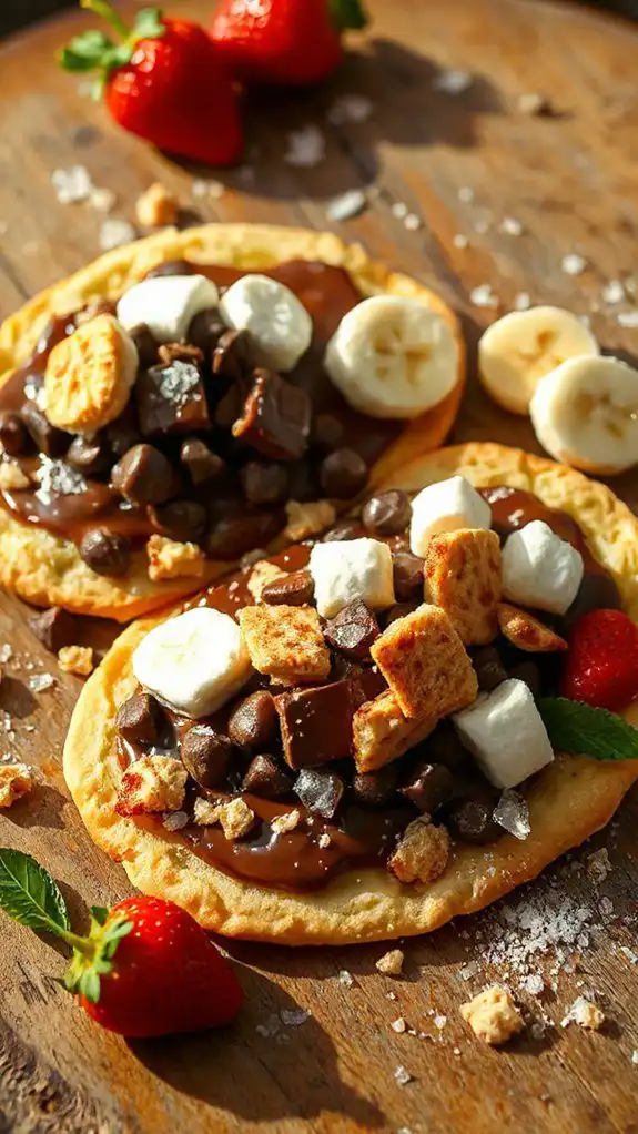 chocolate marshmallow graham cracker treat