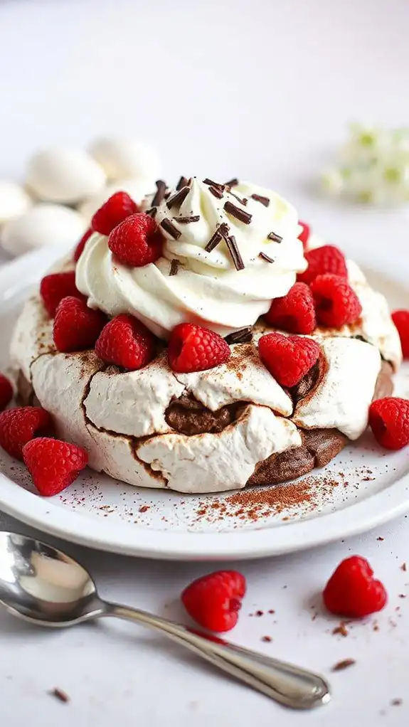 chocolate meringue dessert delight