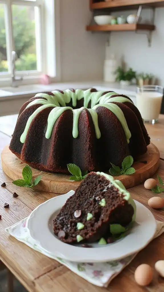 chocolate mint bundt cake chocolate mint bundt cake