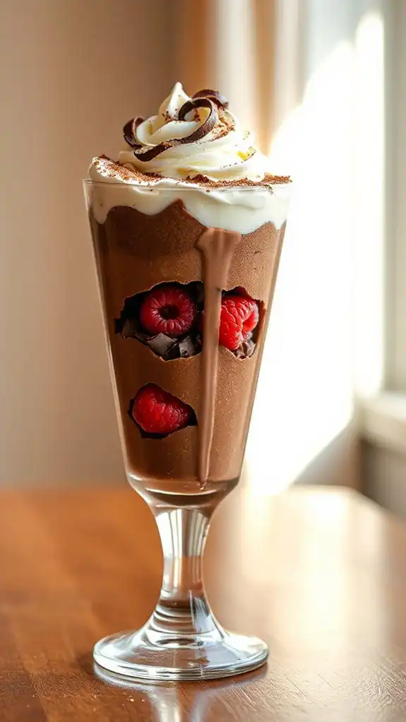 chocolate mousse layered dessert chocolate mousse layered dessert