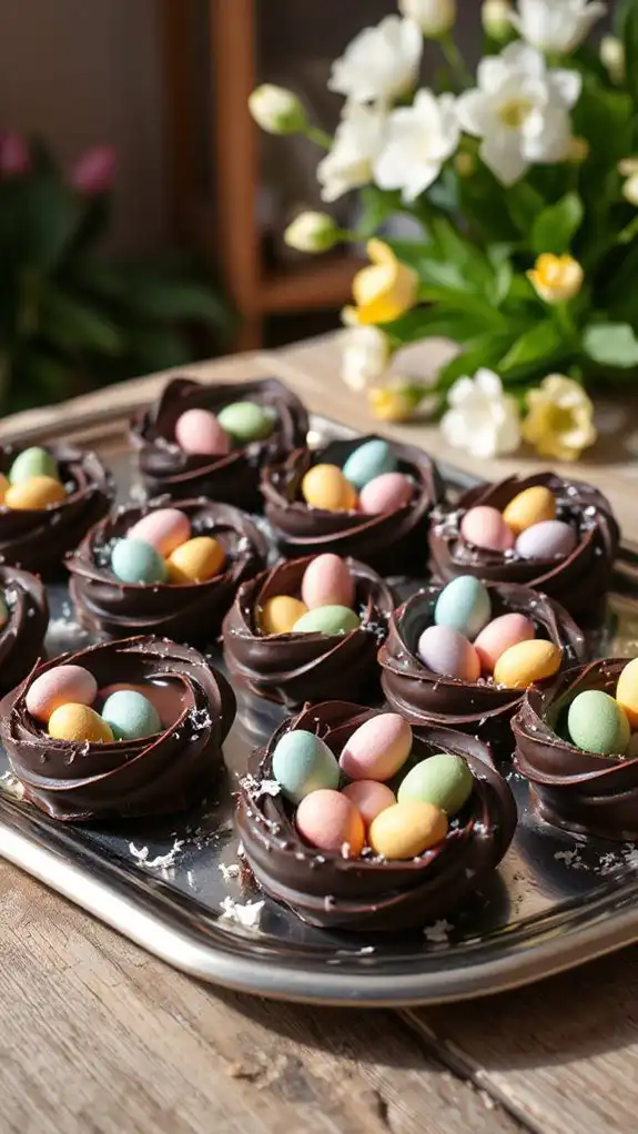 chocolate nest dessert recipe