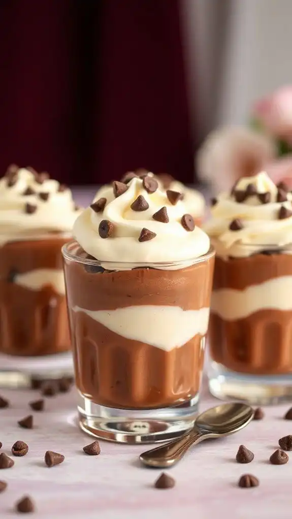chocolate pudding cream cheese