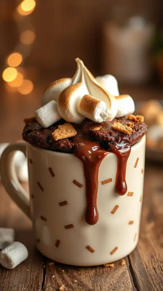 chocolatey campfire dessert delight