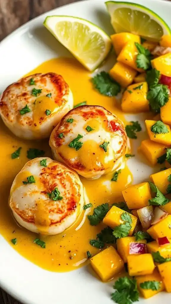 choosing ideal scallops carefully
