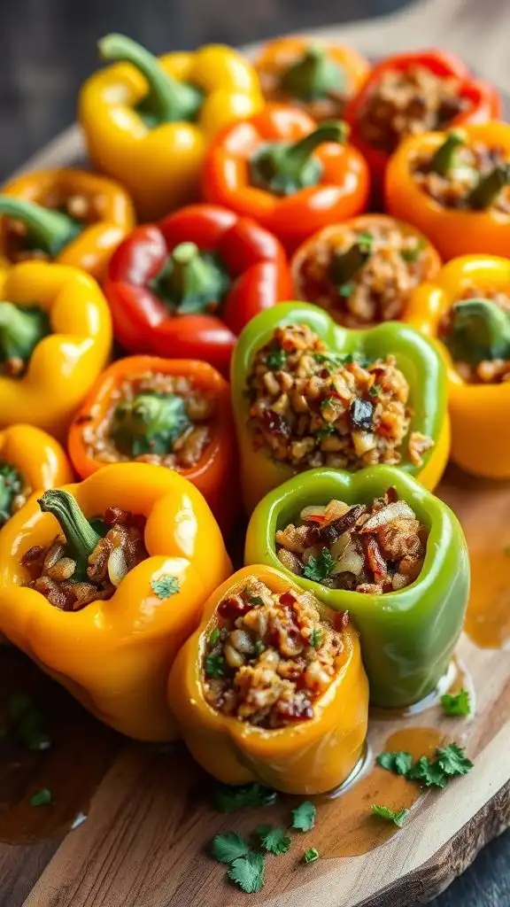 chutney filled pepper dish