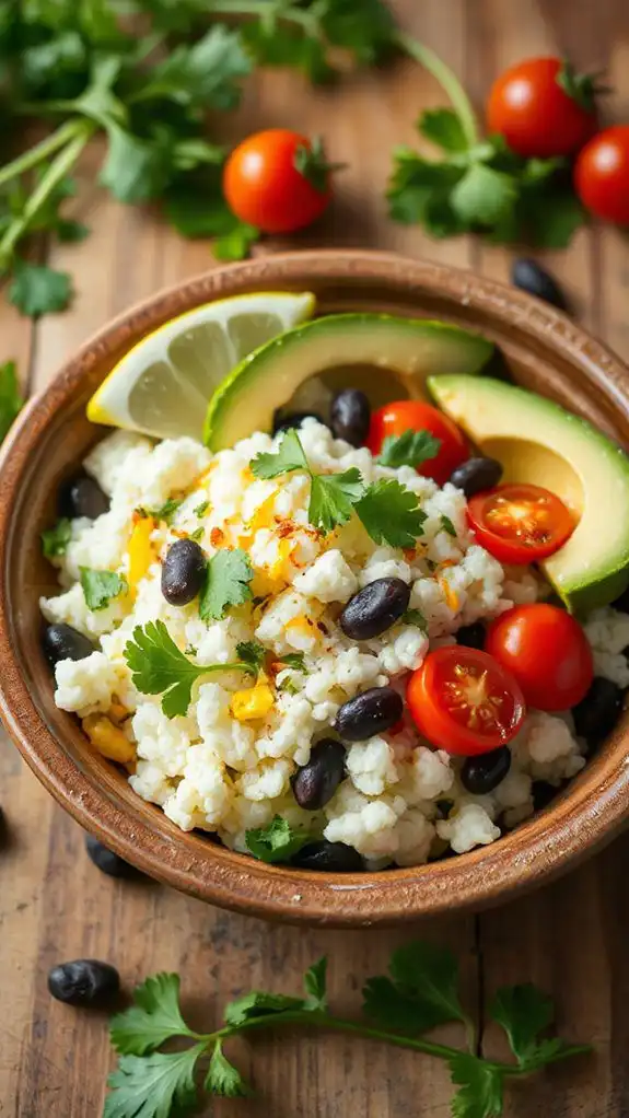 cilantro lime cauliflower rice