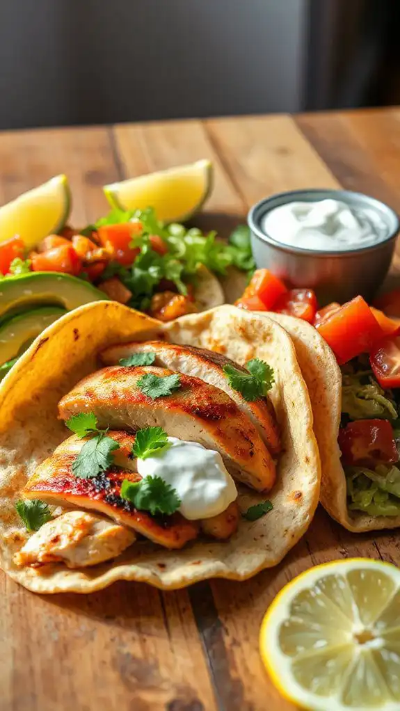 cilantro lime chicken tacos cilantro lime chicken tacos