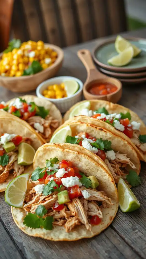 cilantro lime chicken tacos
