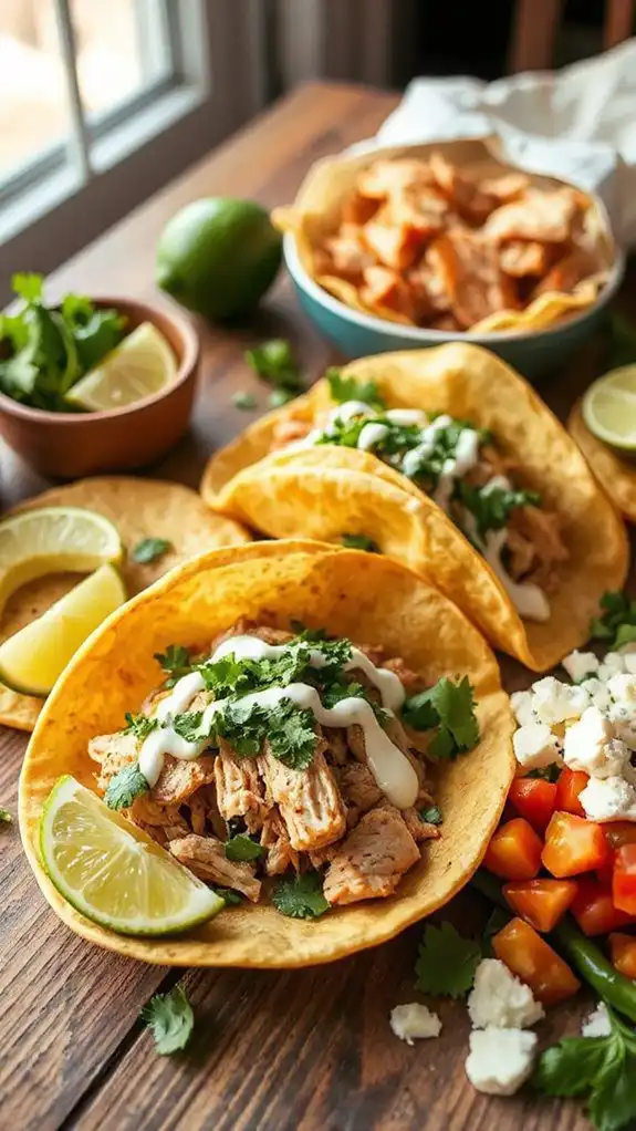 cilantro lime chicken tacos
