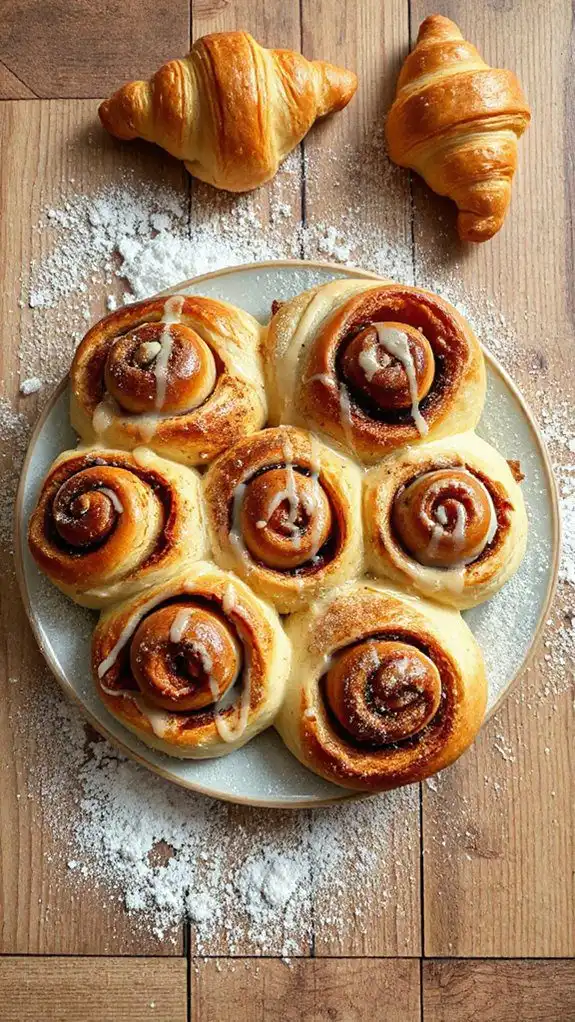 cinnamon rolls from croissants cinnamon rolls from croissants