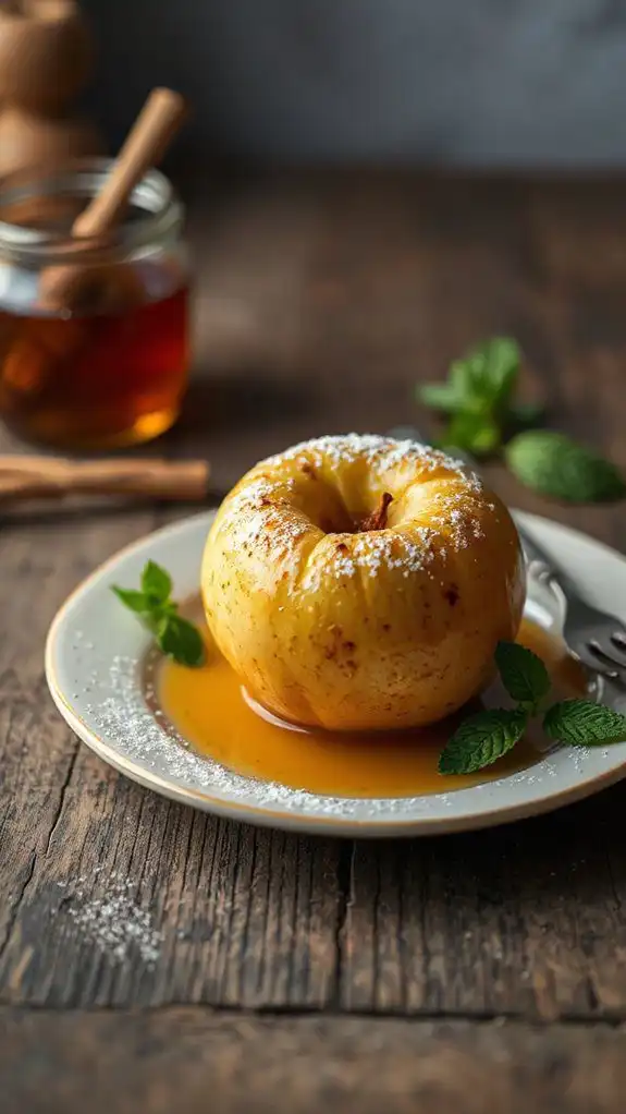 cinnamon spiced baked apples