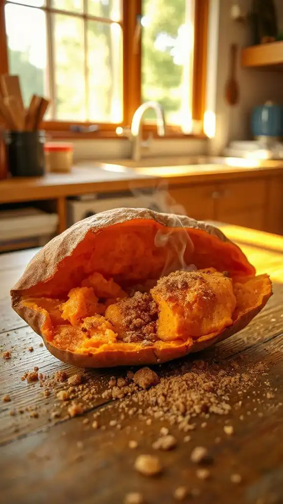 cinnamon spiced sweet potatoes delight