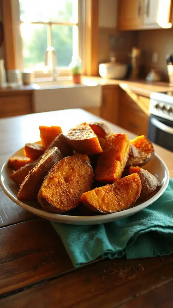 cinnamon sugar seasoned sweet potatoes cinnamon sugar seasoned sweet potatoes