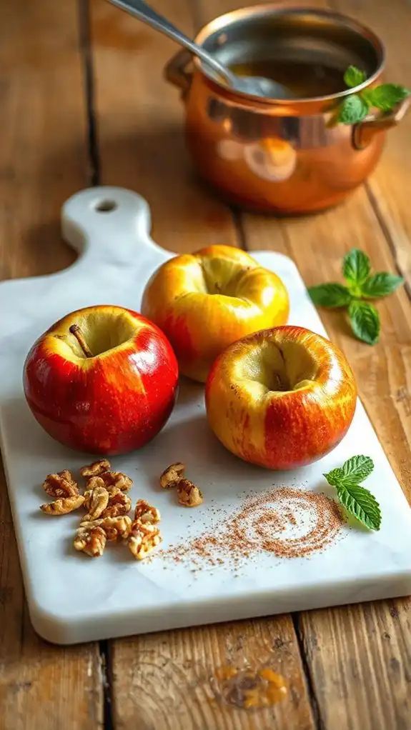 cinnamon walnut baked apples cinnamon walnut baked apples