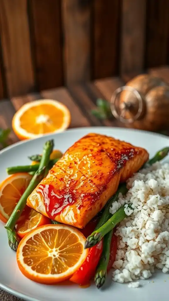 citrus flavored fish dish