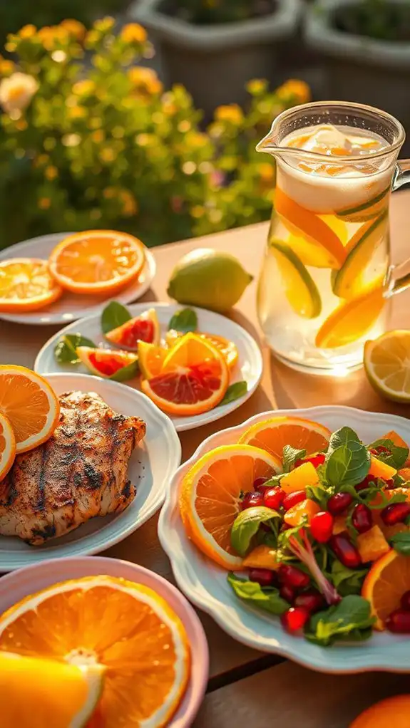 citrus flavored summer dinner recipes