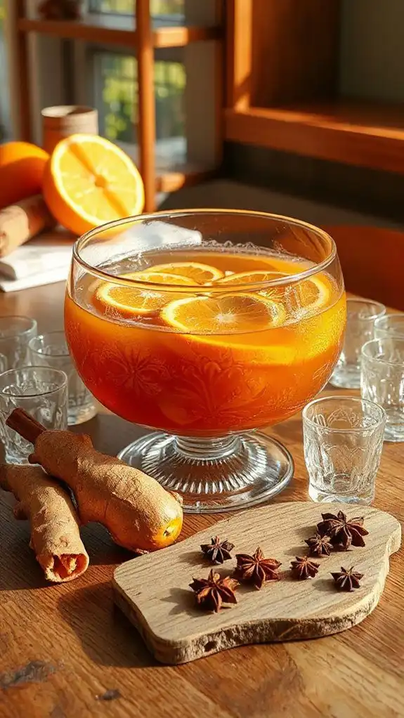 citrus infused festive beverage recipe citrus infused festive beverage recipe