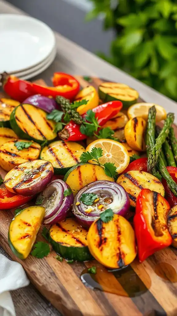 citrus infused grilled vegetables platter citrus infused grilled vegetables platter