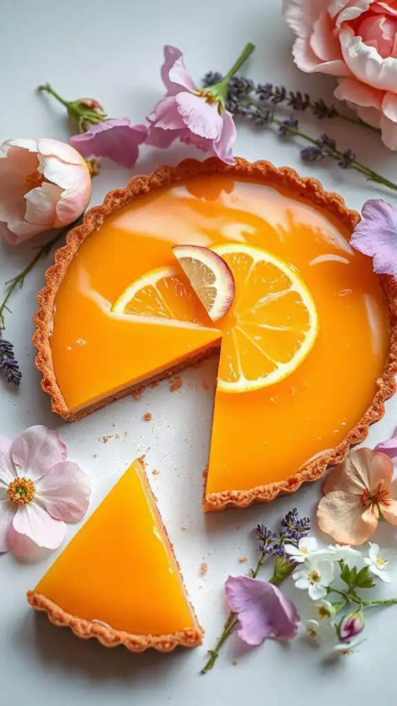 citrus infused hazelnut dessert