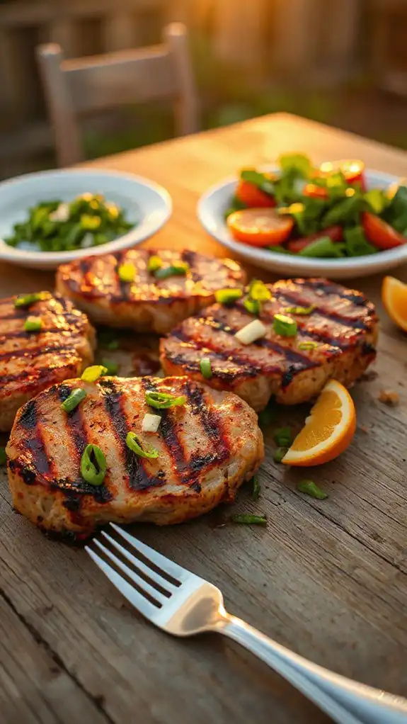 citrus infused pork chop dish citrus infused pork chop dish