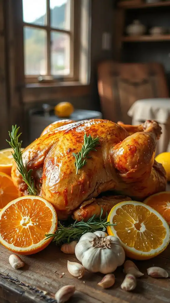 citrus infused roasted chicken recipe
