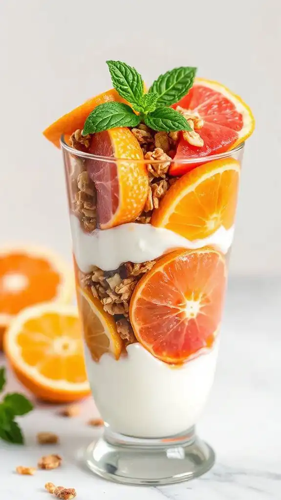 citrus layered dessert delight