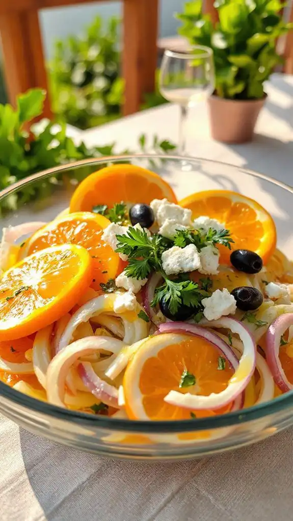 citrusy and aromatic salad