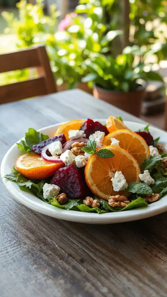 citrusy beetroot salad delight