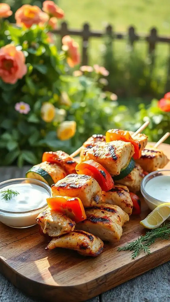 citrusy chicken skewers recipe