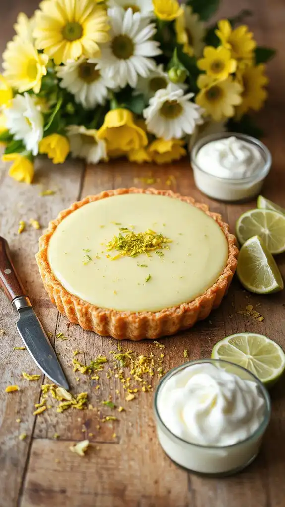 citrusy dessert with tartness