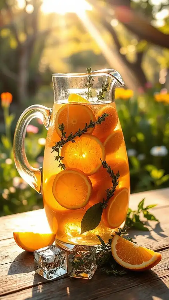 citrusy herbal infused beverage citrusy herbal infused beverage