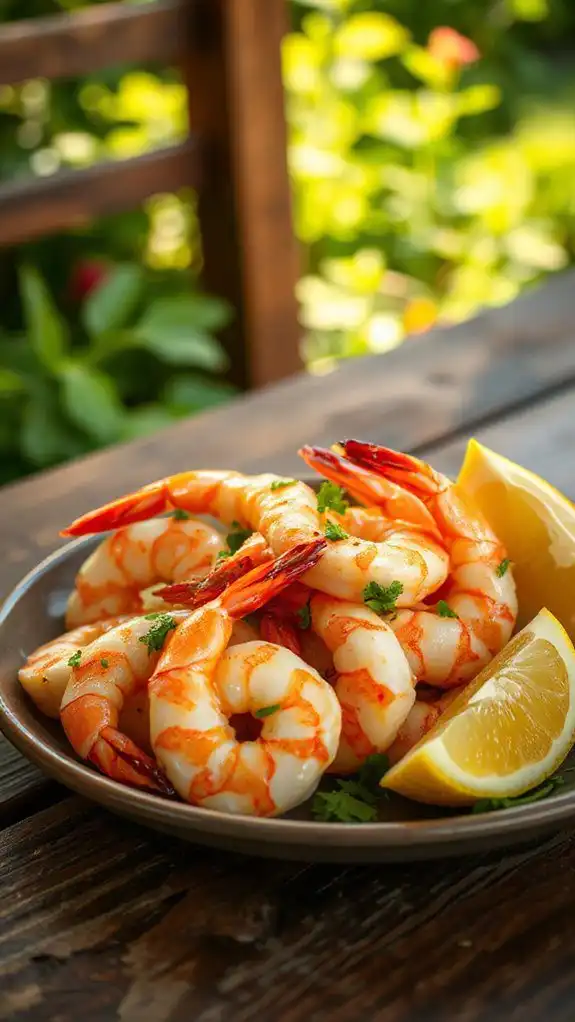 citrusy shrimp with garlic