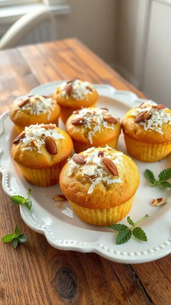 coconut almond muffin recipe