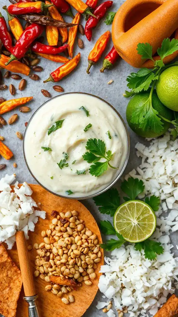 coconut based dipping sauce