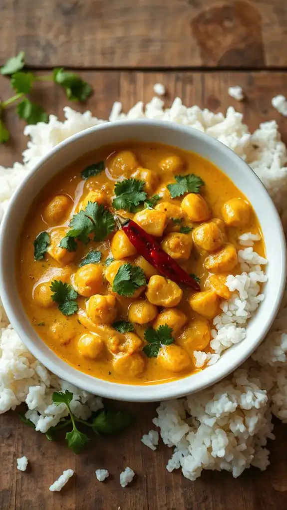 coconut chickpea curry recipe