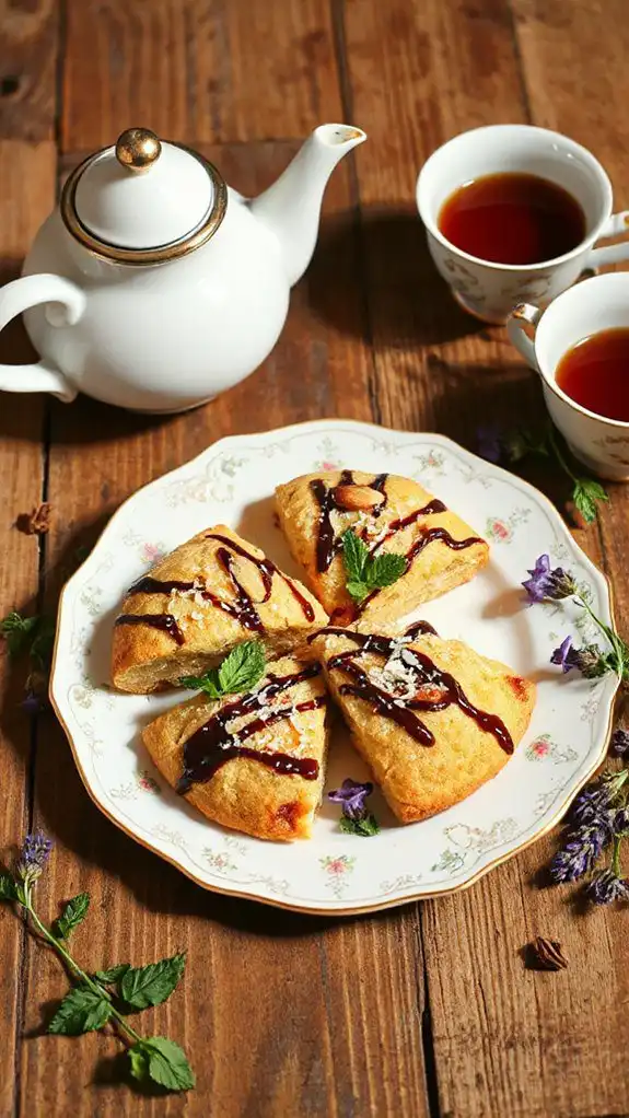 coconut chocolate almond scones coconut chocolate almond scones