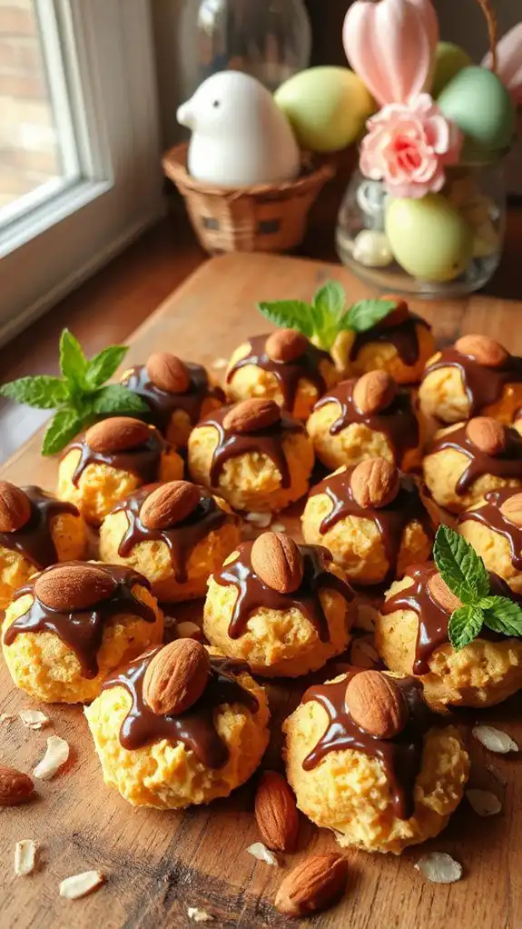 coconut chocolate almond treats