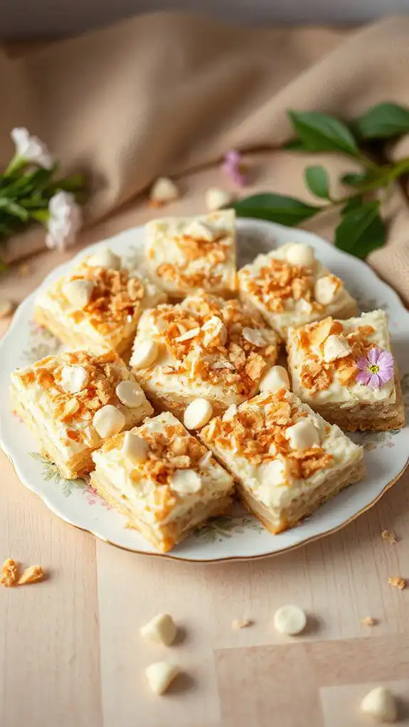 coconut cream cookie bars