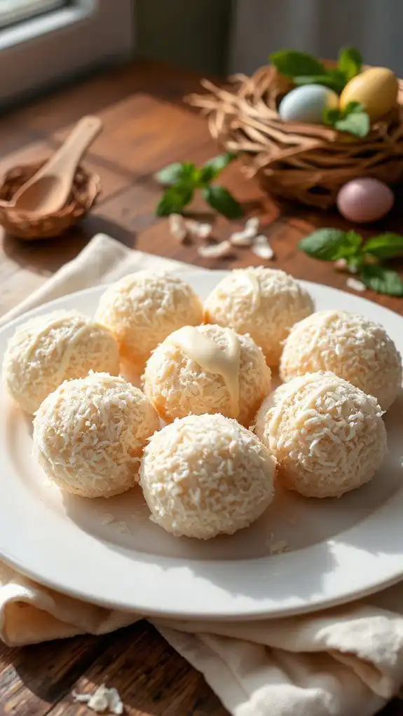 coconut cream dessert balls
