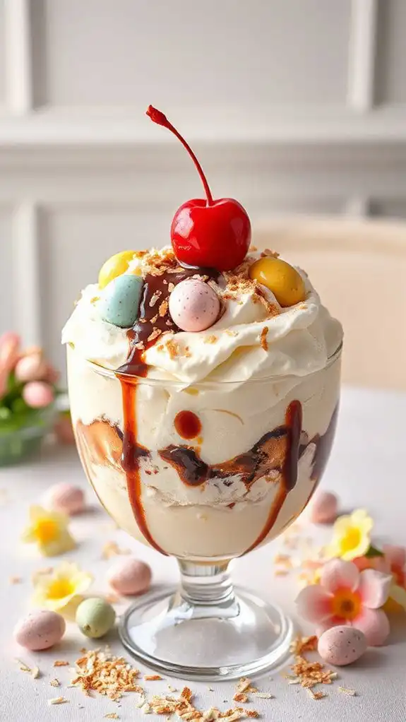 coconut cream ice cream treat coconut cream ice cream treat