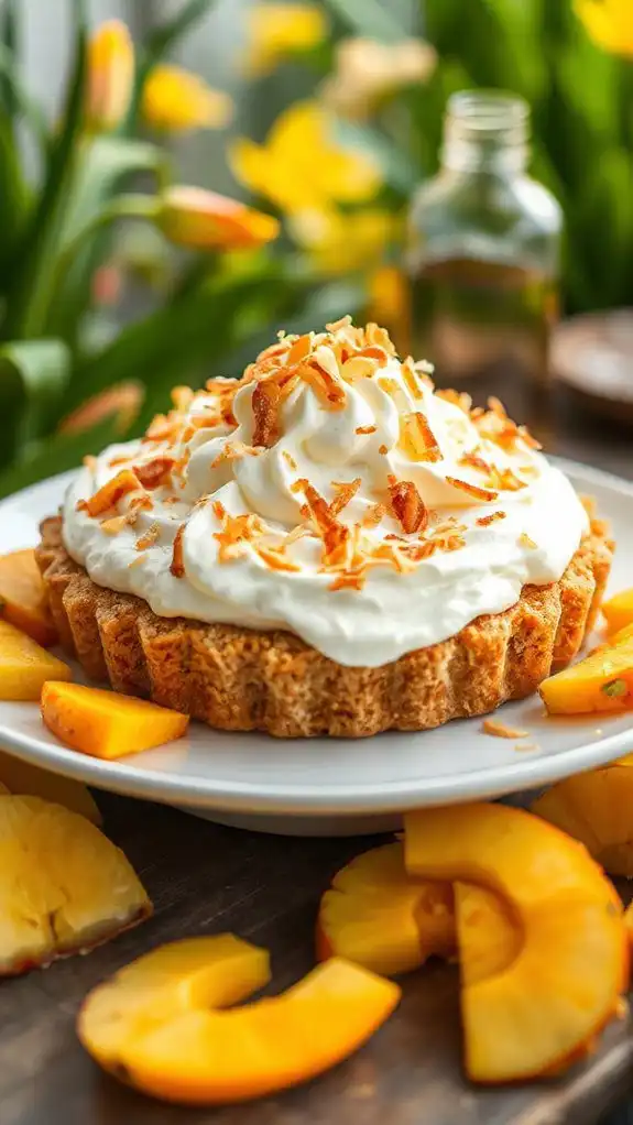 coconut cream pie dessert